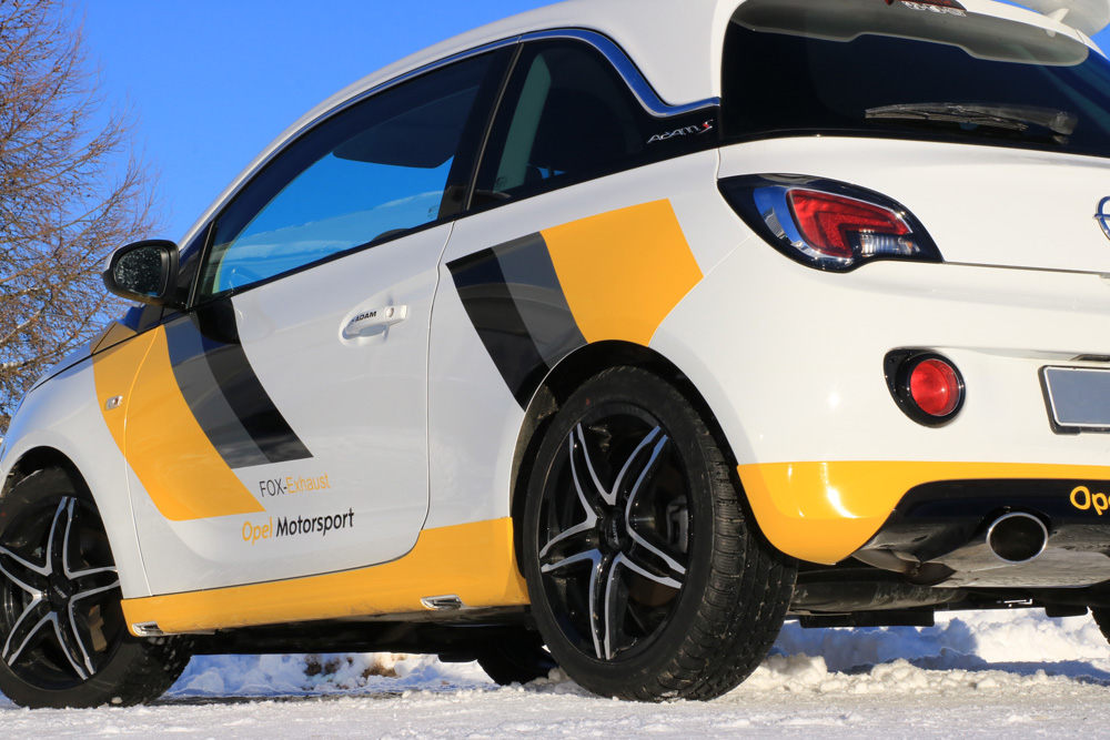 Opel Adam S Endschalldämpfer quer Ausgang links - 140x90 Typ 44 links