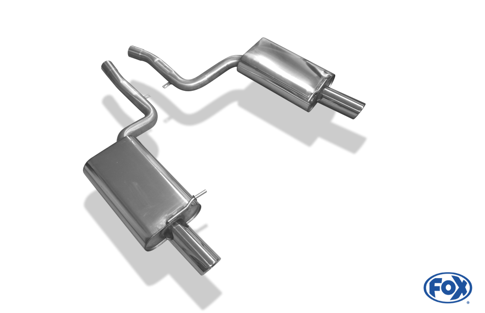 Audi A4 Typ B6 quattro Endschalldämpfer rechts/links - 1x90 Typ 17 rechts/links Audi A4 Typ B7 quattro Endschalldämpfer rechts/links Ø63,5mm - 1x90 Typ 17 rechts/links