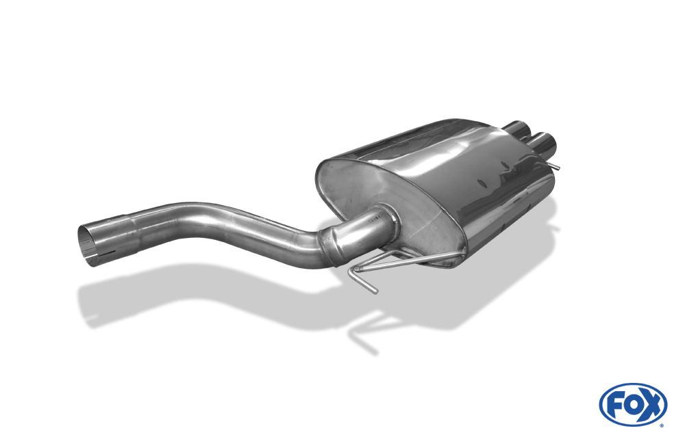 BMW E60/61 - 520i/ 523i/ 525i/ 530i Endschalldämpfer - 2x76 Typ 13
