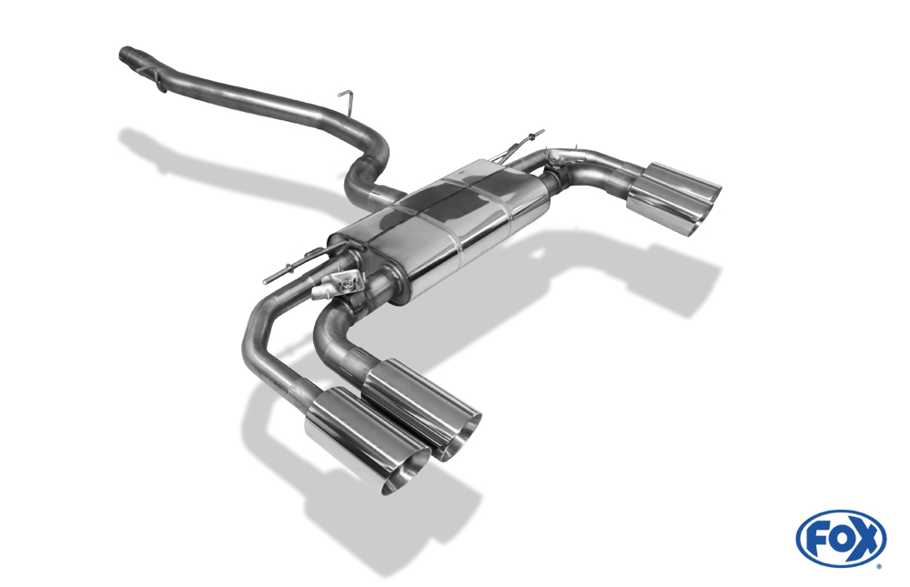 Audi S3 GY - Limousine Halbanlage ab OPF mit Abgasklappen - 2x114 Typ 25 rechts/links