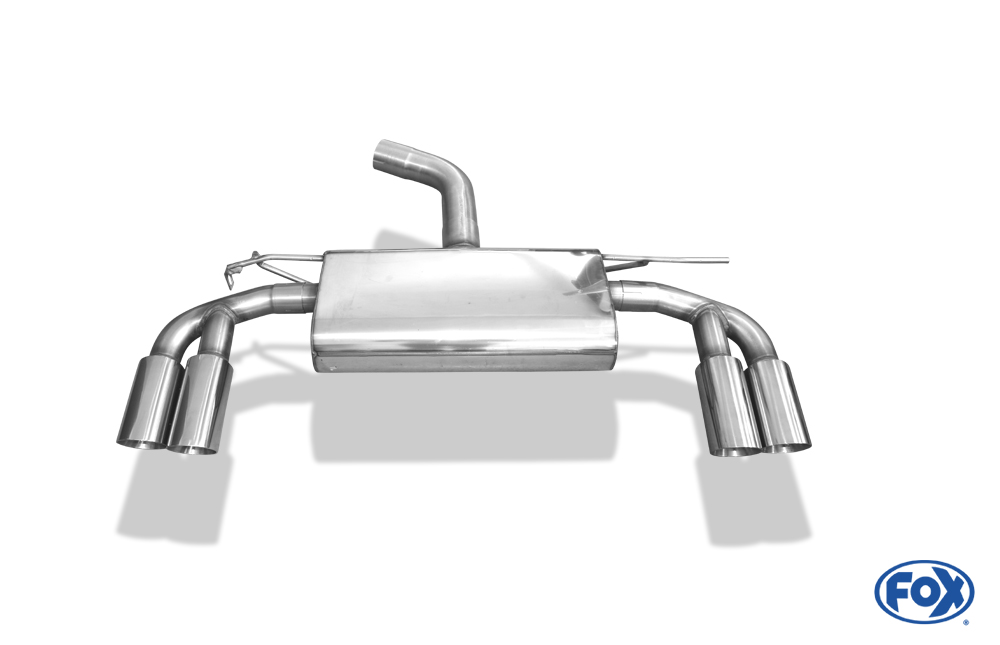 Audi A3 - 8V 3-türer Endschalldämpfer quer Ausgang rechts/links - 2x80 Typ 25 rechts/links