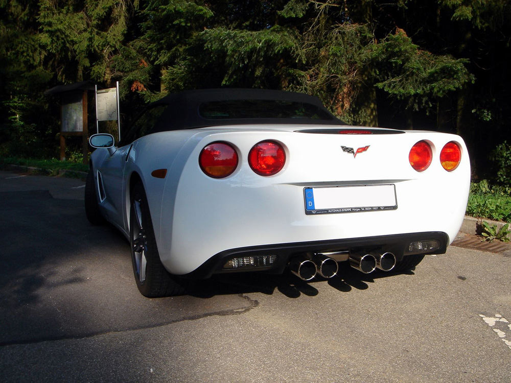 Corvette C06 Endschalldämpfer Ausgang mittig - 4x100 Typ 12 mittig Corvette C06 Endschalldämpfer Ausgang mittig - 4x100 Typ 12 mittig