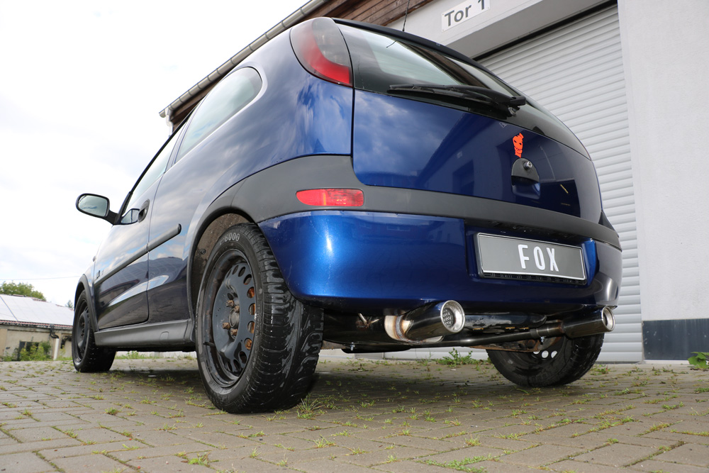 Opel Corsa C Endschalldämpfer Ausgang rechts/links - 1x90 Typ 13 rechts/links