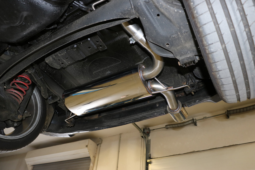 Opel Corsa D GSI Endschalldämpfer quer Ausgang einseitig - 1x100 Typ 16