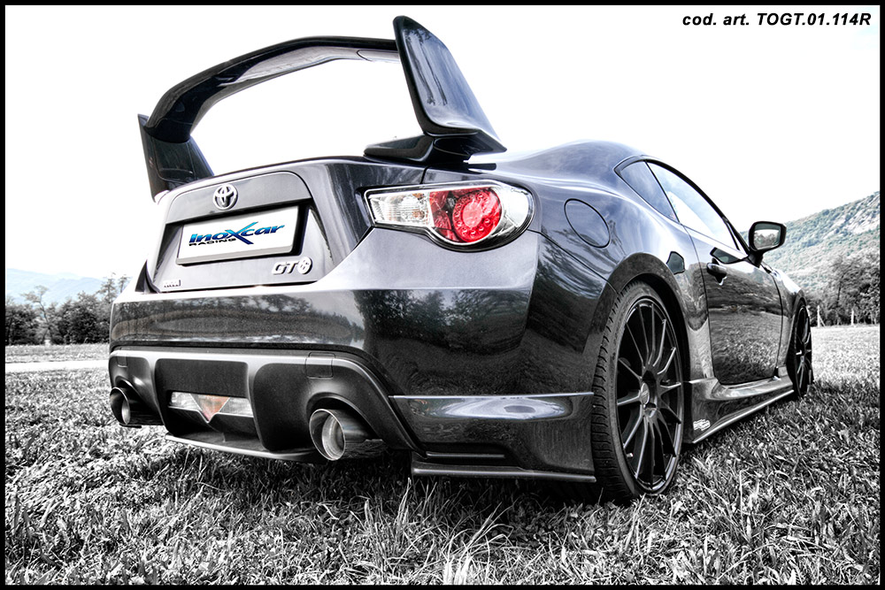 GT 86 2.0 (200PS) Duplex-Sportauspuff 114mm RACING Edelstahl