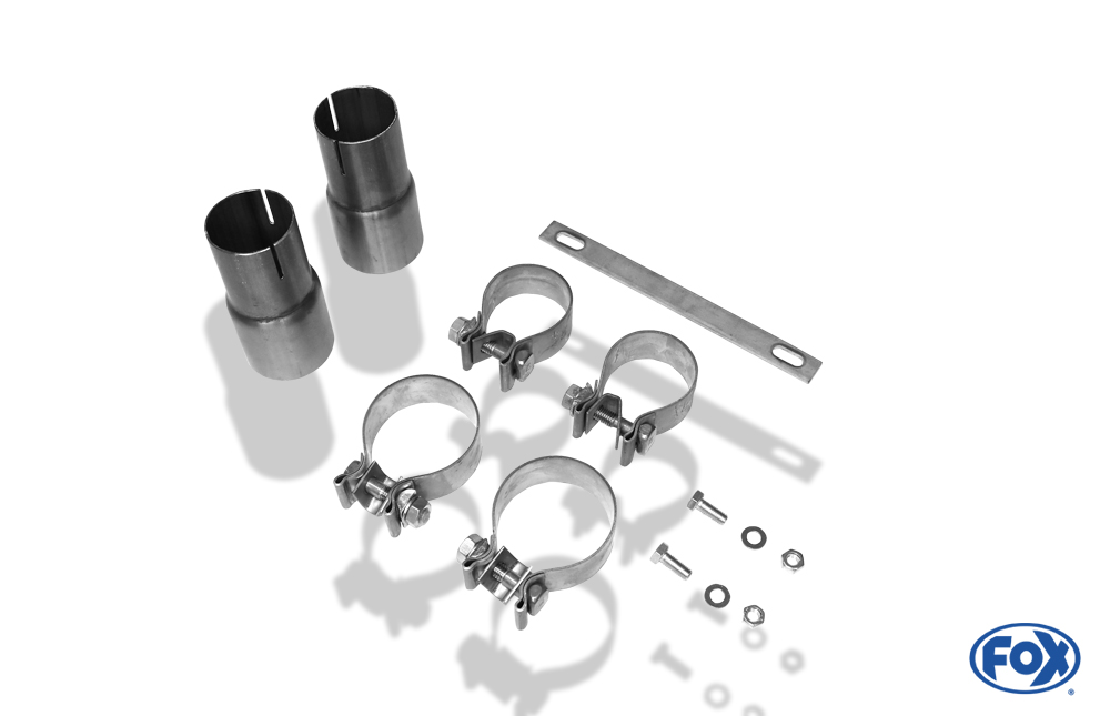 Audi A4 Typ B7 quattro Endschalldämpfer rechts/links Ø63,5mm - 1x90 Typ 17 rechts/links