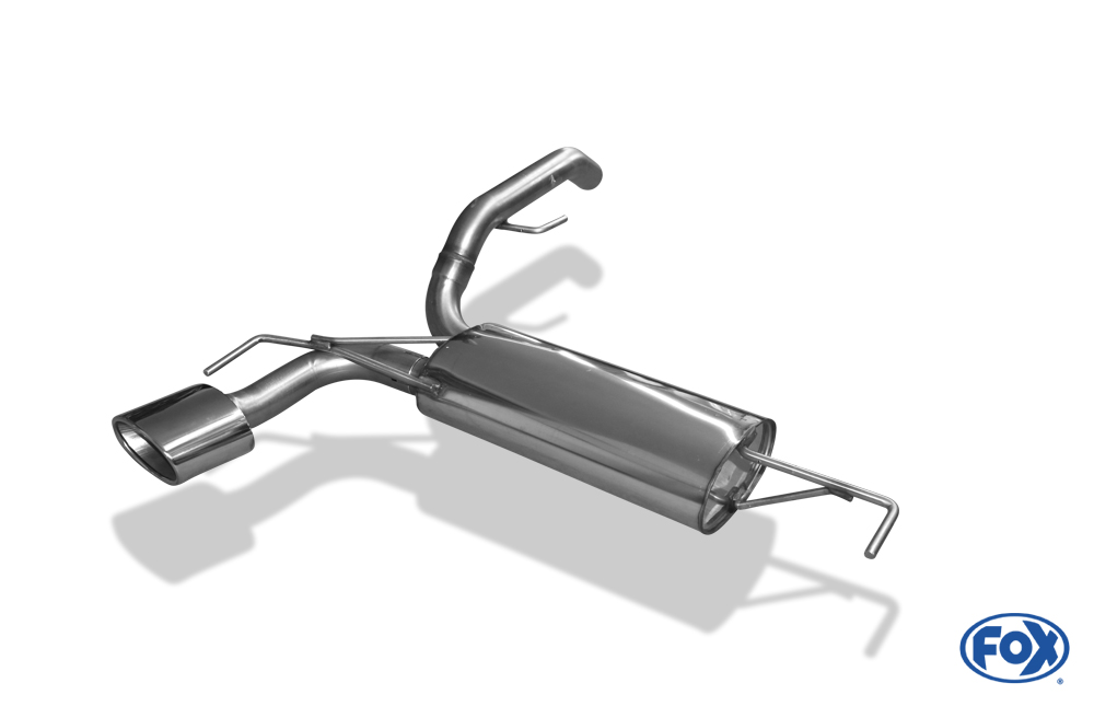 Opel Adam S Endschalldämpfer quer Ausgang links - 140x90 Typ 44 links