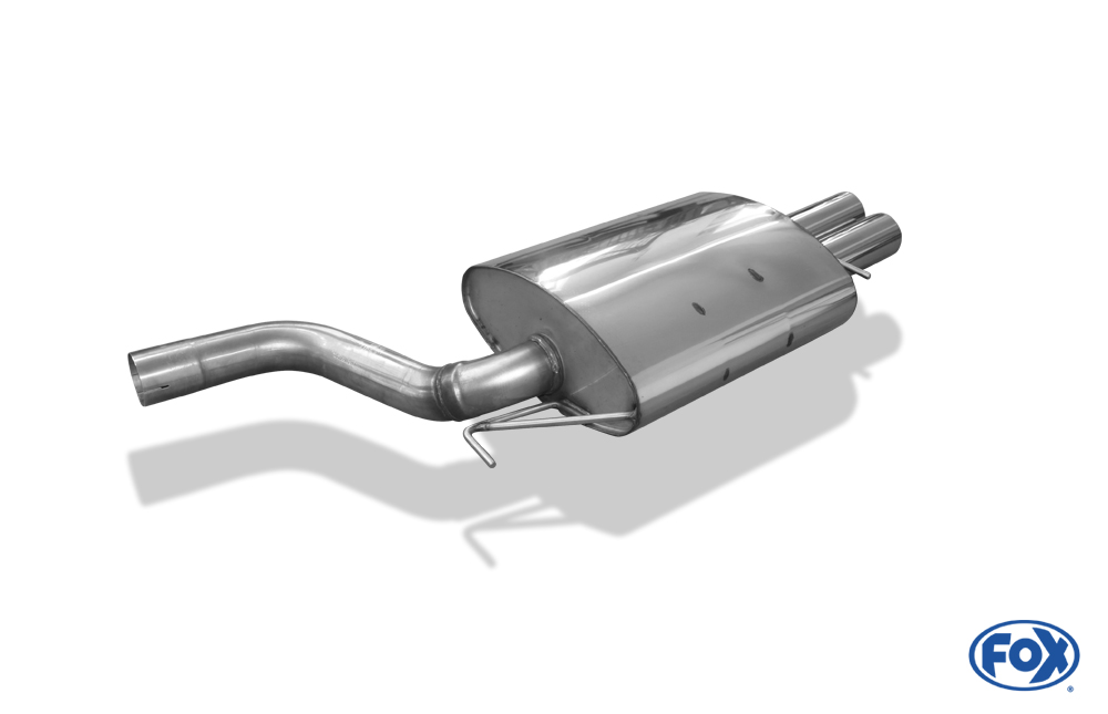 BMW E60/61 - 520i/ 523i/ 525i/ 530i Endschalldämpfer - 2x76 Typ 10