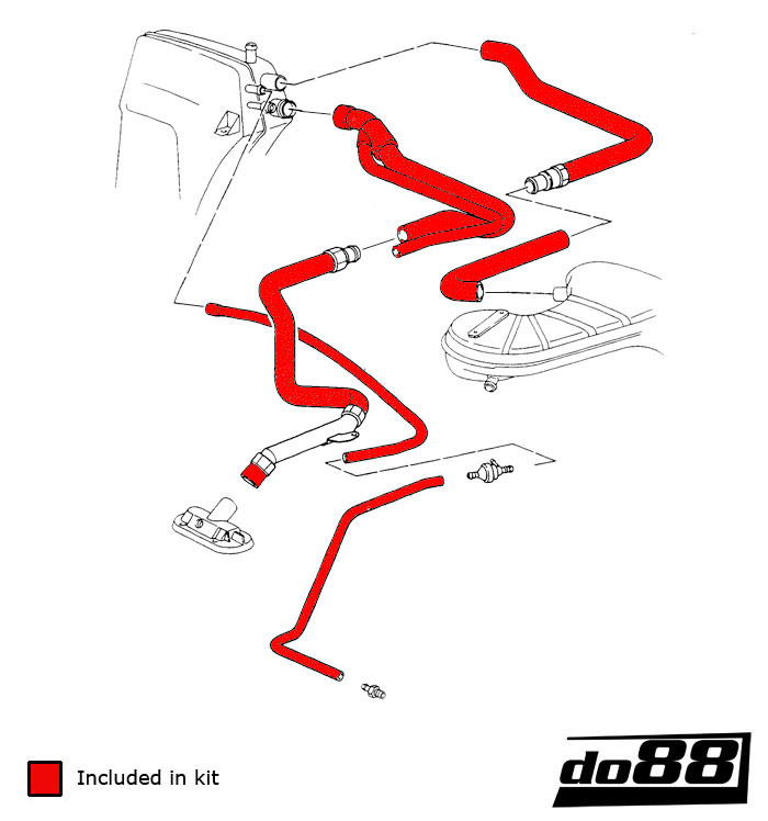 Porsche 964 Turbo Ölschläuche Porsche 964 Turbo Ölschläuche