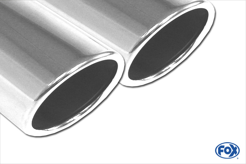 VW Touareg Typ 7L Endrohrpaar zum Anschweißen - 2x90 Typ 16 rechts/links Jeep Commander Typ WH/ XK Endschalldämpfer - 2x90 Typ 16