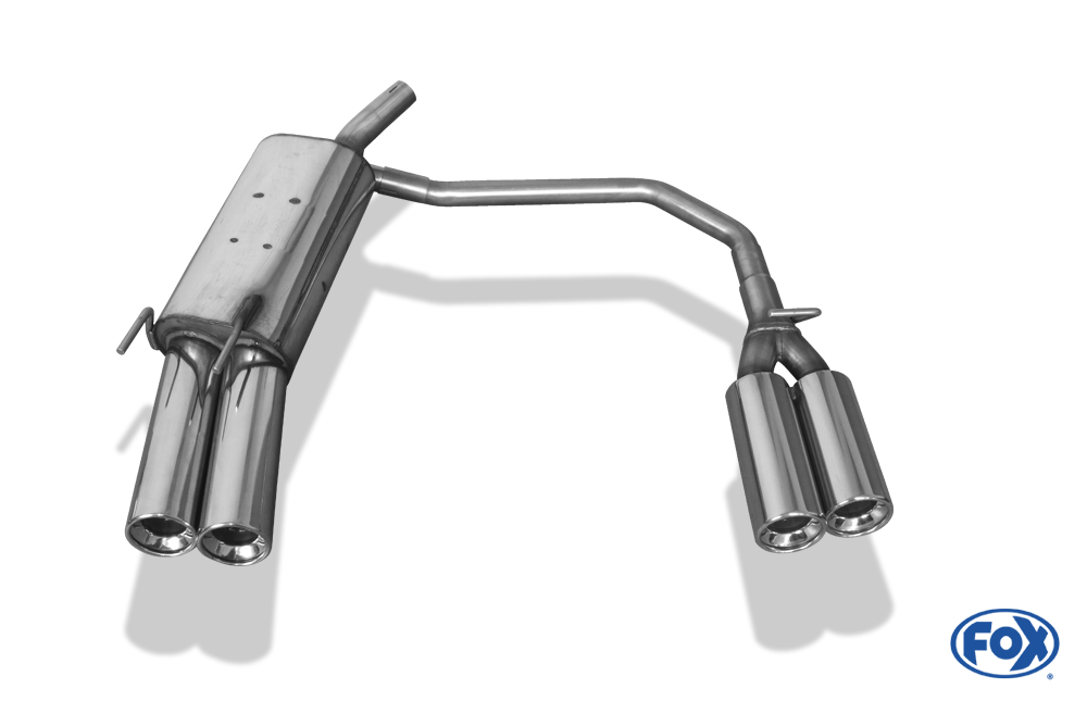 Opel Corsa B Endschalldämpfer Ausgang rechts/links - 2x80 Typ 13 rechts/links Opel Tigra A Endschalldämpfer Ausgang rechts/links 60mm - 2x90 Typ 13 rechts/links