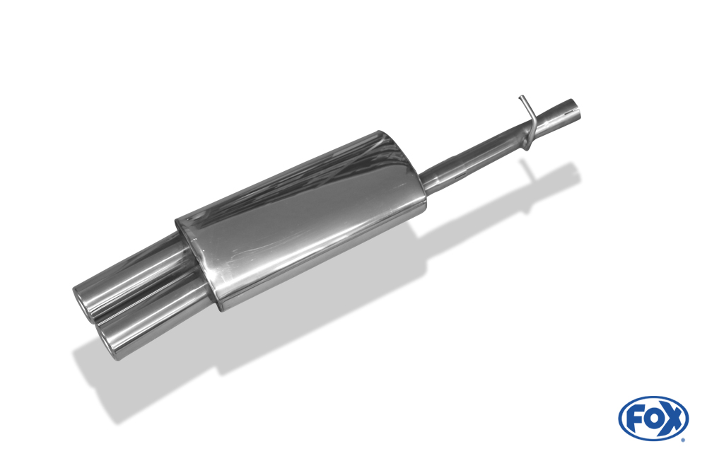 Opel Vectra A Stufenheck Endschalldämpfer - 2x76 Typ 13 Opel Vectra A Stufenheck Endschalldämpfer - 2x76 Typ 13