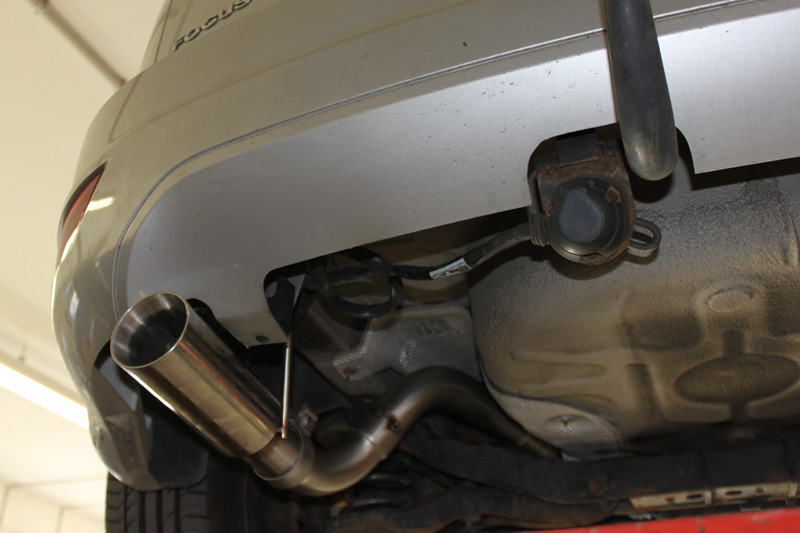 Ford Focus II Fließheck Facelift Endschalldämpfer Ø63,5mm - 1x90 Typ 24 einseitig