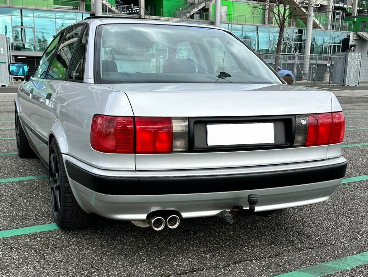 Audi 80 Typ B4 Limousine & Avant Endschalldämpfer zweiflutig - 2x76 Typ 13 Audi 80 Typ B4 Limousine & Avant Endschalldämpfer zweiflutig - 2x76 Typ 13