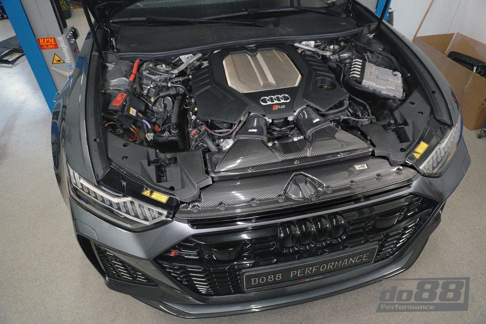 do88 Ansaugsystem Carbonfaser Audi RS6 RS7 C8 + Hybrid Air straight