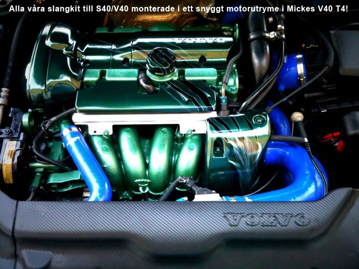 do88-kit5_2 Volvo S40/V40 2.0T/T4 98-04 Druckschläuchen Blau