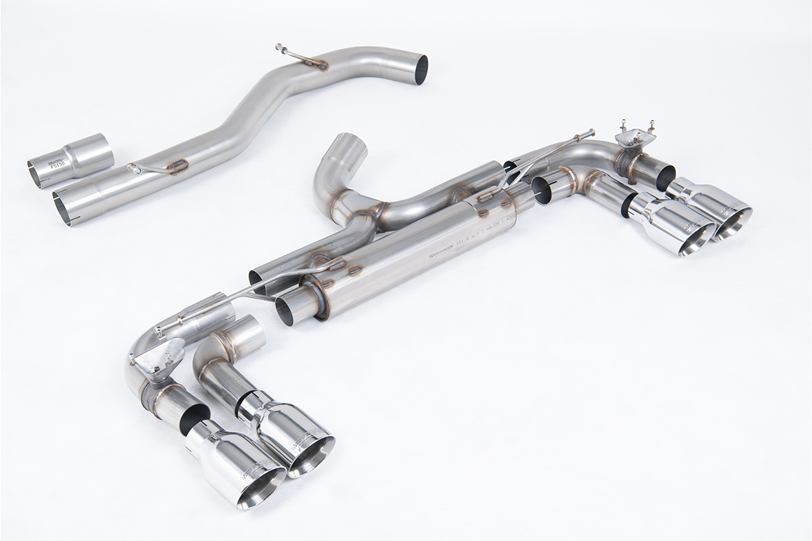 Volkswagen Golf MK7 R 2.0 TSI 300PS (80mm Race System Options) Quad 100mm GT100