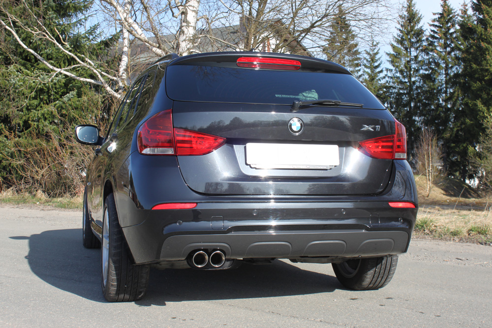 BMW X1 - X84 Benzin Endschalldämpfer - 2x80 Typ 25 BMW X1 - X84 Benzin Endschalldämpfer - 2x80 Typ 25