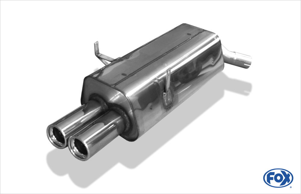 BMW E36 316/ 318/ 320/ 323/ 325/ 328 Endschalldämpfer - 2x76 Typ 13 BMW E36 316/ 318/ 320/ 323/ 325/ 328 Endschalldämpfer - 2x76 Typ 13