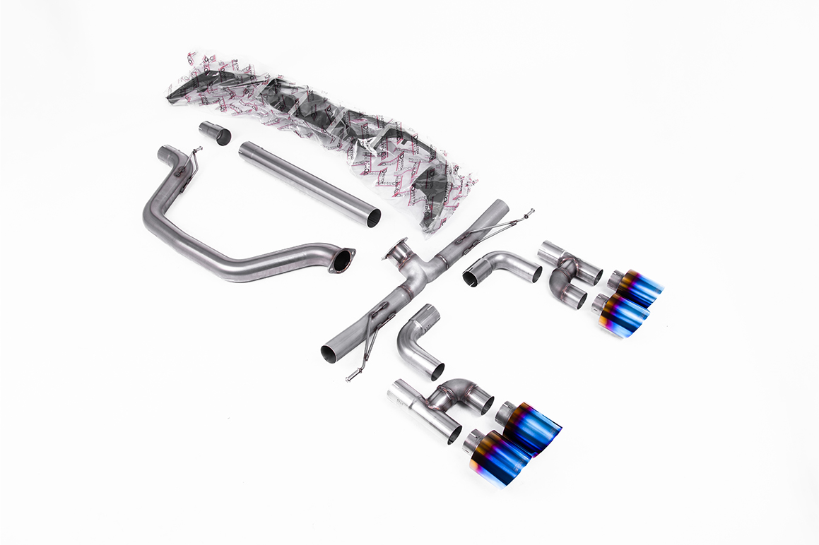 Volkswagen Golf Mk8 GTi (Golf R Style Quad Outlet Systems - 245ps Non-GPF / North American Models Only) 115 GT
