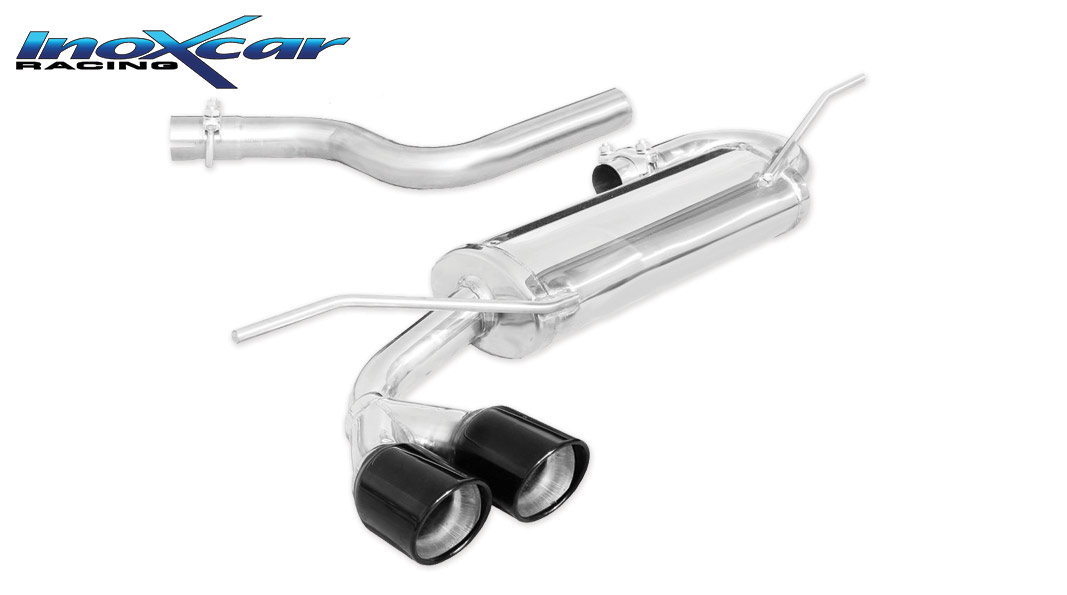 LEON (Type 1P) 2.0 TSI CUPRA (240PS) Sportauspuff 2x80mm X-RACE BLACK EDITION Edelstahl LEON (Type 1P) 2.0 TSI CUPRA (240PS) Sportauspuff 2x80mm X-RACE BLACK EDITION Edelstahl