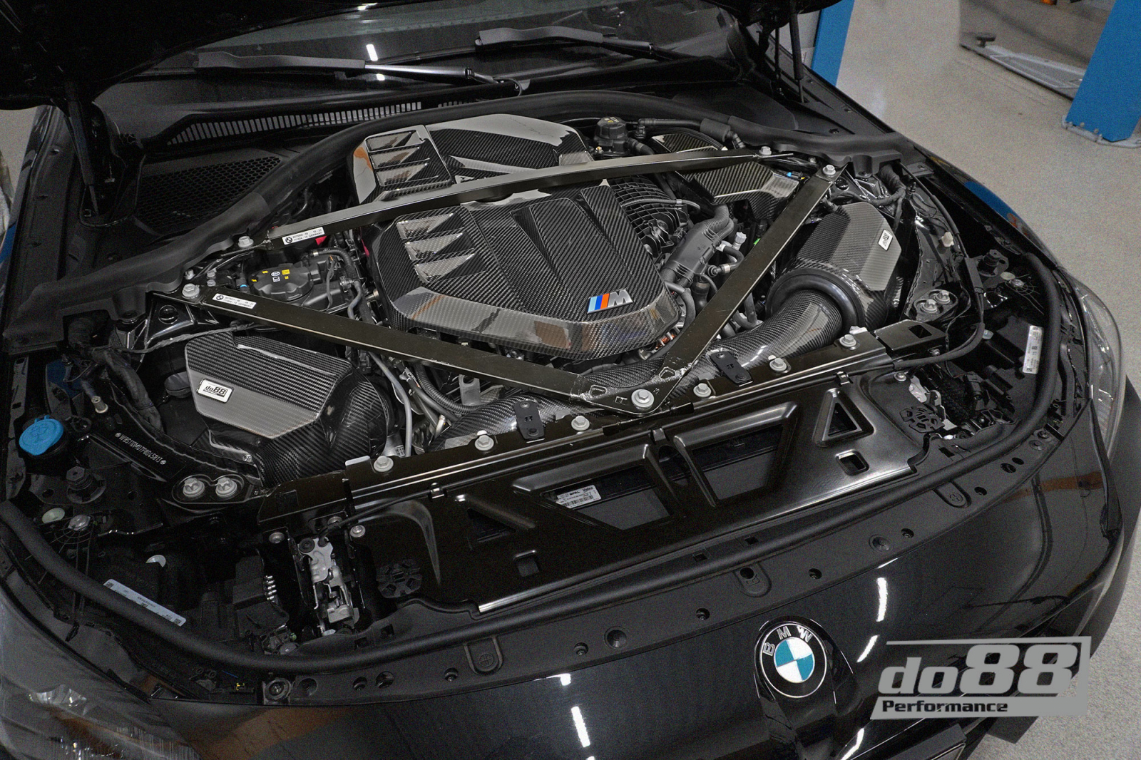 Carbonfaser Motorabdeckung, BMW M2 M3 M4 (S58)
