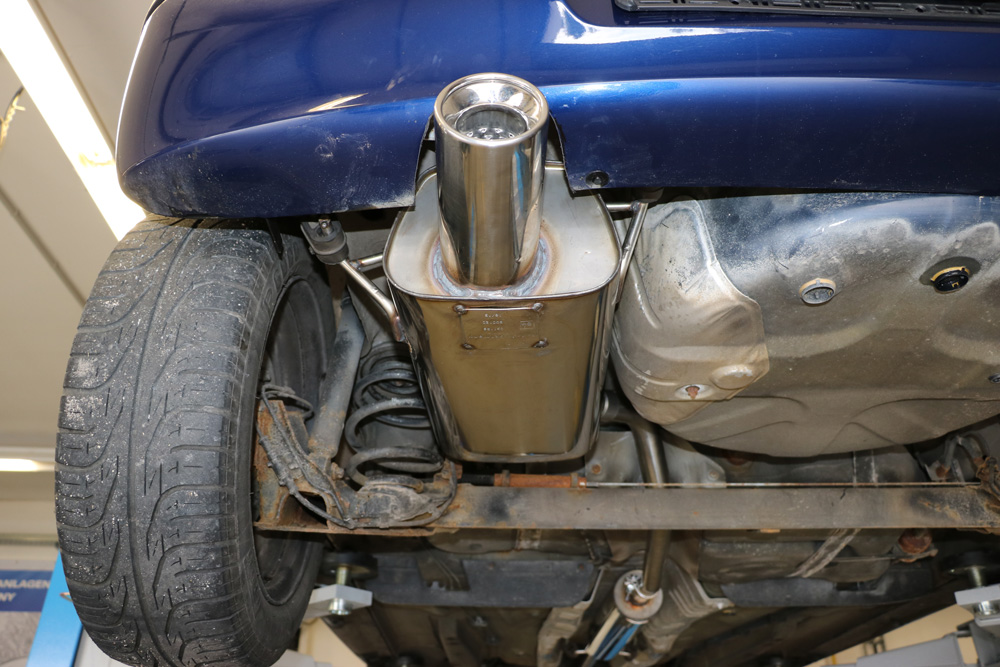 Opel Corsa C Endschalldämpfer - 1x90 Typ 13 Opel Corsa C Endschalldämpfer - 1x90 Typ 13