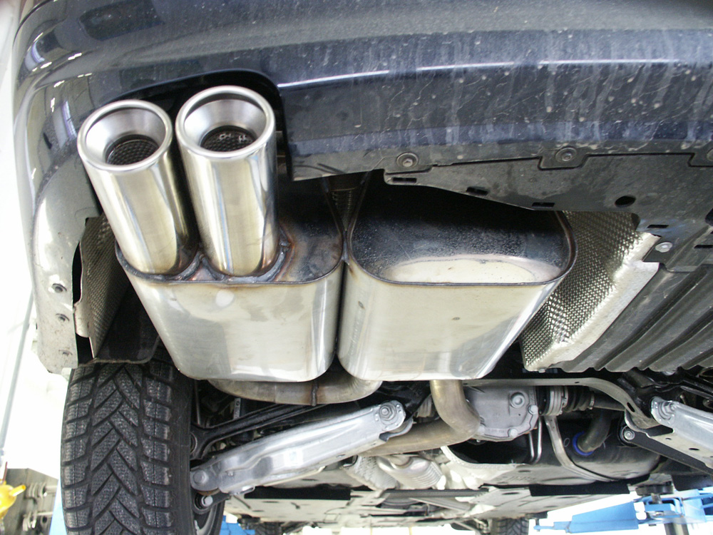 BMW E90/91 318i/ 320i Endschalldämpfer - 2x76 Typ 13 BMW E90/91 318i/ 320i Endschalldämpfer - 2x76 Typ 13