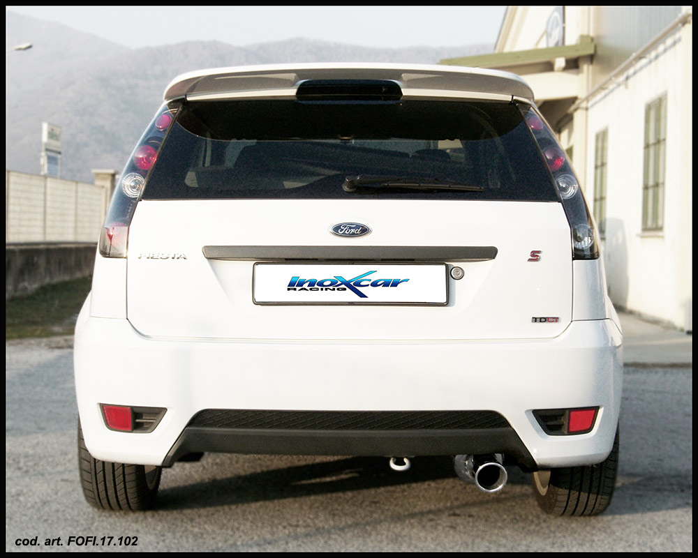 FIESTA 1.6 TDCI S (90PS) Sportauspuff 102mm Edelstahl
