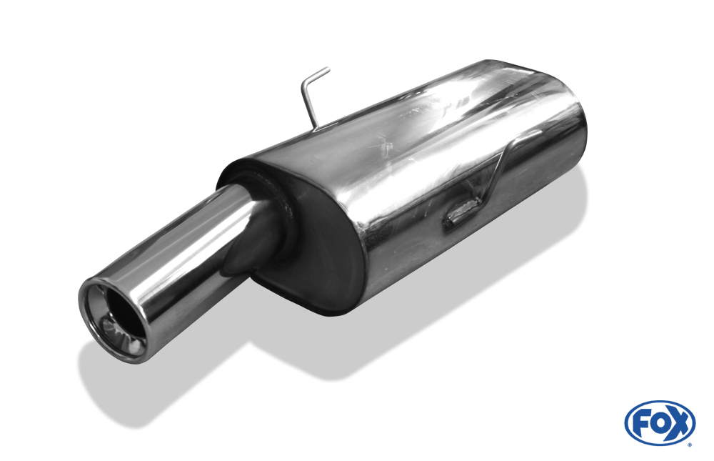Citroen Saxo/ Peugeot 106 Sport Endschalldämpfer einflutig - 1x90 Typ 13 Peugeot 106 I/II - 1,4l und 1,6l Endschalldämpfer - 1x90 Typ 13