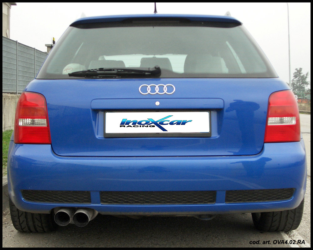 A4 S4 2.7 BiTurbo (265PS) Komplett Sportauspuff 80mm RACING Edelstahl A4 S4 2.7 BiTurbo (265PS) Komplett Sportauspuff 80mm RACING Edelstahl