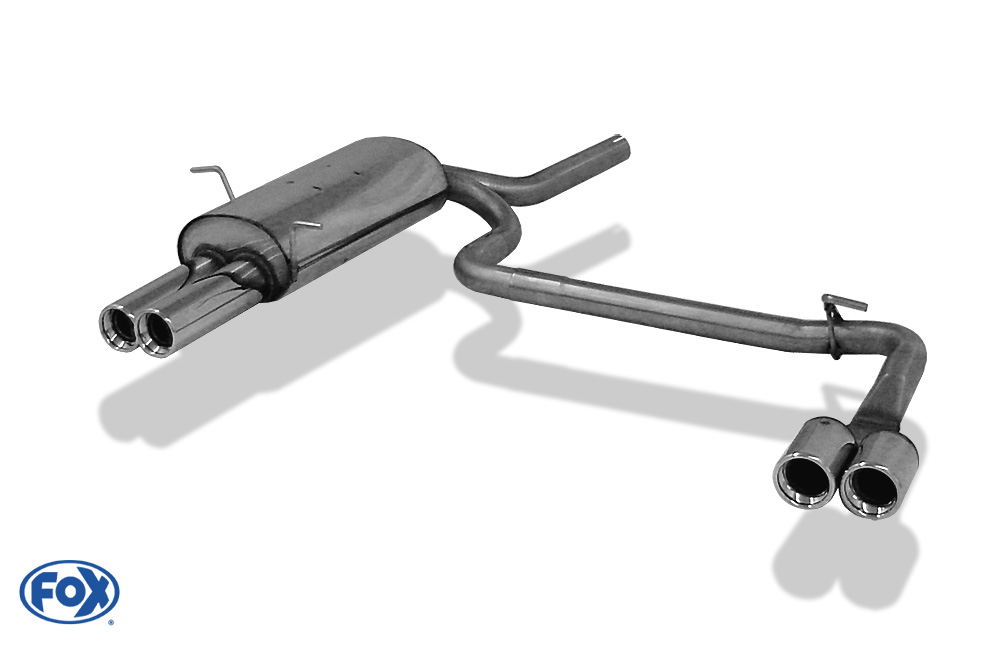 BMW E46 316/ 318 Endschalldämpfer Ausgang rechts/links - 2x76 Typ 13 rechts/links BMW E46 316/ 318 Endschalldämpfer Ausgang rechts/links - 2x76 Typ 13 rechts/links