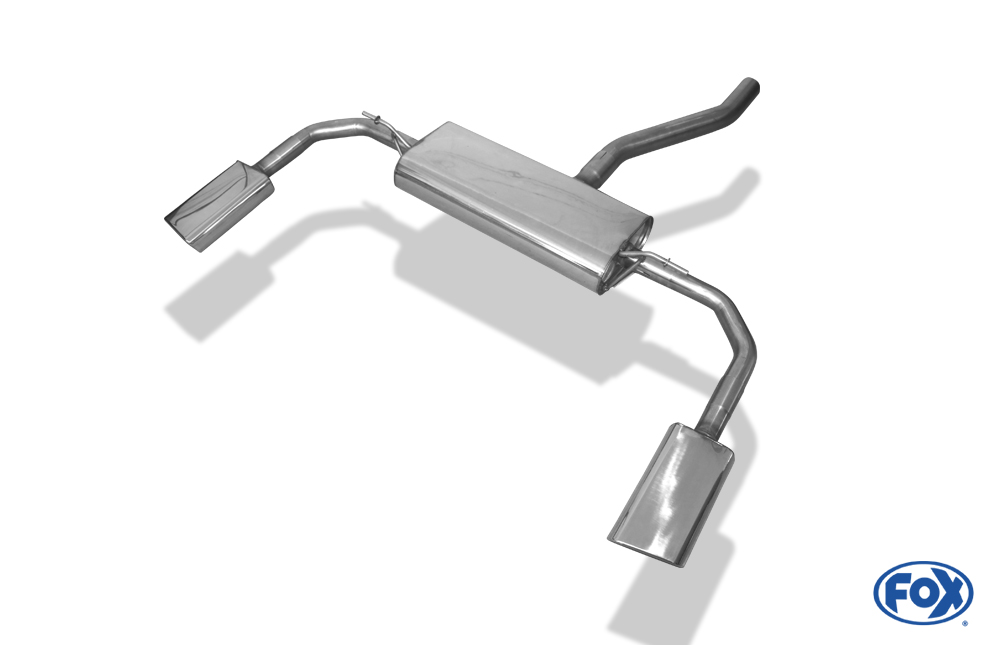 Mercedes CLA - C117/ X117 Frontantrieb Endschalldämpfer quer Ausgang rechts/links - 145x65 Typ 59 rechts/links