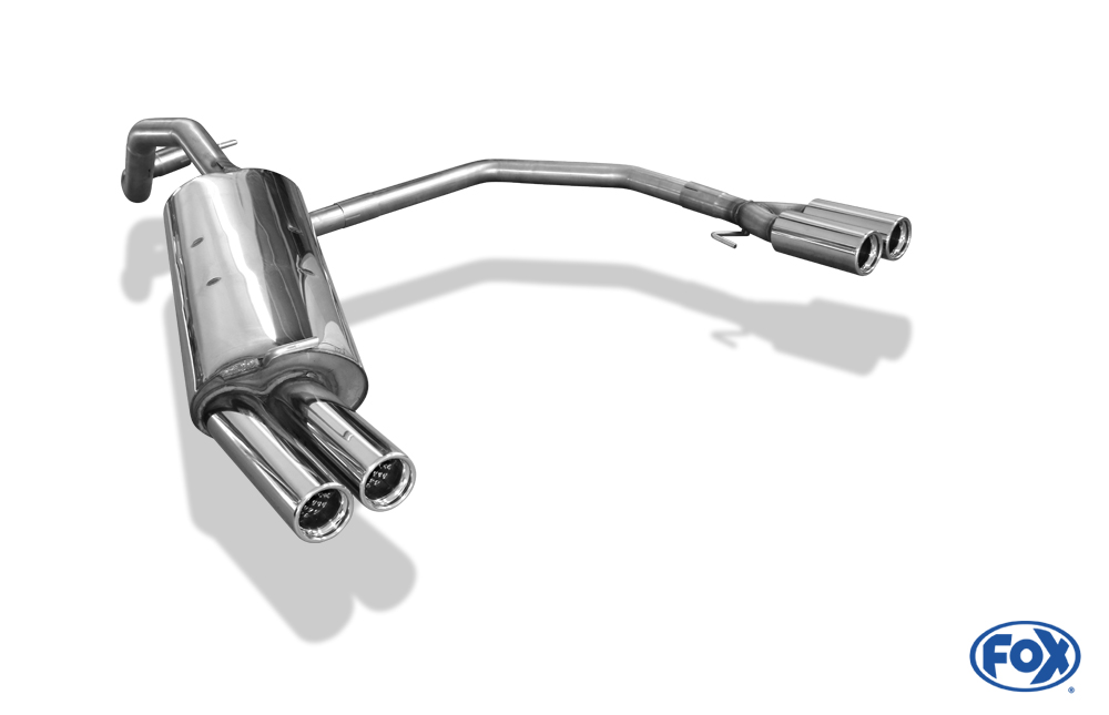 Audi A3 Typ 8L Endschalldämpfer Ausgang rechts/links - 2x76 Typ 13 rechts/links VW Beetle Typ 1C/ 9C Endschalldämpfer Ausgang rechts/links - 2x76 Typ 13 rechts/links